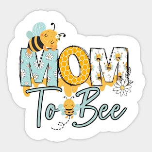 MOM TO BEE-Buzzing with Love: Newborn Bee Pun Gift Sticker